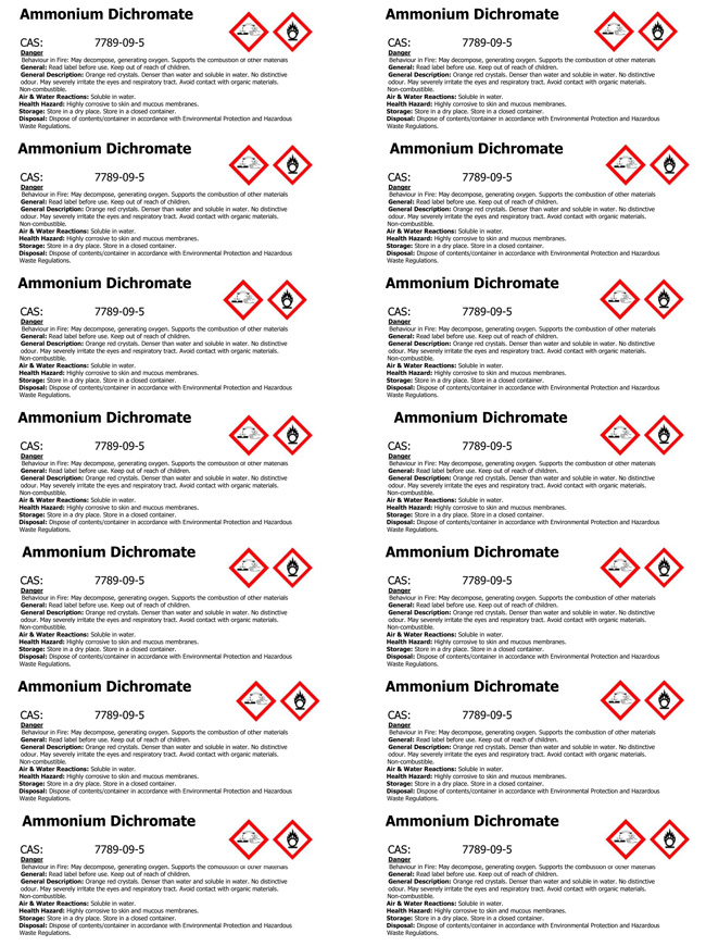 Lycopodium Powder Product Labels